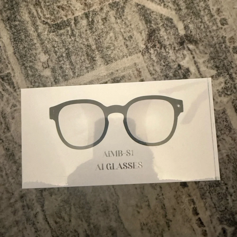 AI Smart Glasses AIMB-S1 w/ Camera Video Bluetooth Voice Assistant | New
